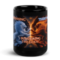 "In the Beginning There Was War" Black Coffee Mug